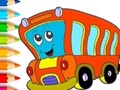 Hry Coloring Book: Bus