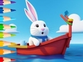 Hry Coloring Book: Sailing Rabbit
