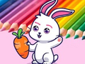 Hry Coloring Book: Rabbit Pull Up Carrot