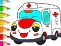 Hry Coloring Book: Ambulance