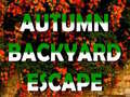 Hry Autumn Backyard Escape 