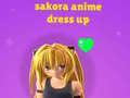 Hry Sakora Anime Dress Up