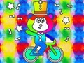 Hry Coloring Book: Monkey Rides Unicycle