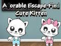 Hry Adorable Escape Find Cute Kitten