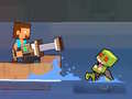 Hry Pirate Block Craft Monster Shooter