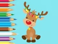 Hry Coloring Book: Cute Christmas Reindeer