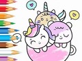 Hry Coloring Book: A Cup Of Unicorn