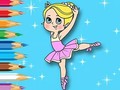 Hry Coloring Book: Ballet Girl