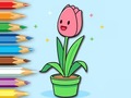 Hry Coloring Book: A Bunch Of Tulips