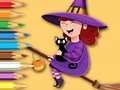 Hry Coloring Book: Trainee Witch