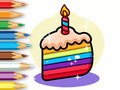 Hry Coloring Book: Birthday Cake