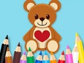 Hry Coloring Book: Toy Bear
