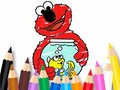 Hry Coloring Book: Elmo New Friend