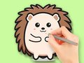 Hry Coloring Book: Cute Hedgehog