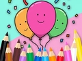 Hry Coloring Book: Celebrate-Balloons