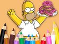Hry Coloring Book: Simpson Doughnut