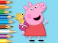 Hry Coloring Book: Peppa With Toy Bear