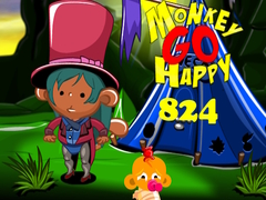 Hry Monkey Go Happy Stage 824