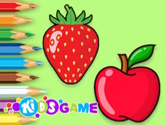 Hry Coloring Book: Apple And Strawberry