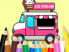 Hry Coloring Book: Ice Cream Car