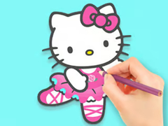 Hry Coloring Book: Hello Kitty Dancing