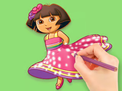 Hry Coloring Book: Dora Prepare Party