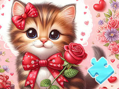 Hry Jigsaw Puzzle: Bowknot Cat