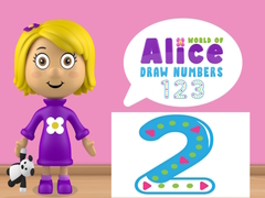 Hry World of Alice Draw Numbers