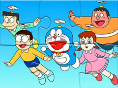 Hry Jigsaw Puzzle: Doraemon Flying