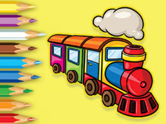 Hry Coloring Book: Running Train