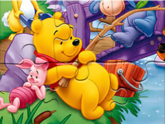 Hry Jigsaw Puzzle: Winnie Fishing