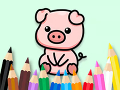 Hry Coloring Book: Cute Pig 2