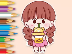 Hry Coloring Book: Lovely Girl