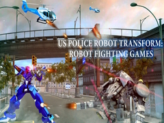 Hry US Police Robot Transform: Robot  fighting games
