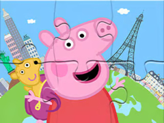 Hry Jigsaw Puzzle: Peppa Travel Around