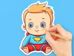 Hry Coloring Book: Cute Super Baby