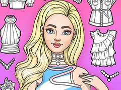 Hry Girl Coloring Dress Up Games