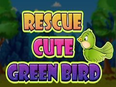 Hry Rescue Cute Green Bird