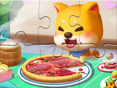 Hry Jigsaw Puzzle: Pizza Dog