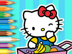 Hry Coloring Book: Hello Kitty Market