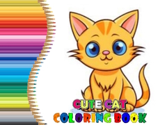 Hry Cute Cat Coloring Book