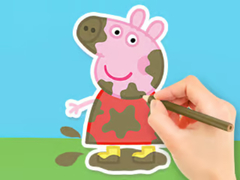 Hry Coloring Book: Peppa In The Mud