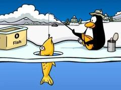 Hry Club Penguin: Ice Fishing