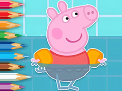 Hry Coloring Book: Peppa Swimming