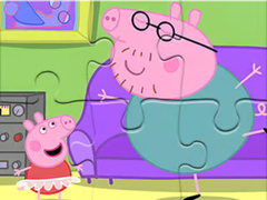 Hry Jigsaw Puzzle: Daddy Pig Dancing