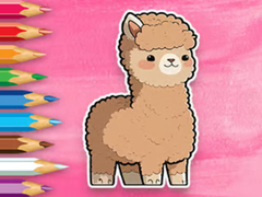 Hry Coloring Book: Cute Alpaca