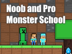 Hry Noob and Pro Monster School