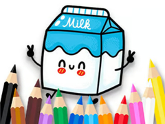 Hry Coloring Book: Milk