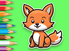 Hry Coloring Book: Baby Fox