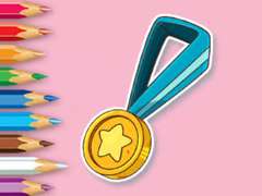 Hry Coloring Book: Medal